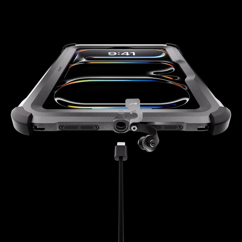 Xshielder explosion-proof iPad Pro 11 inch shown against a dark background